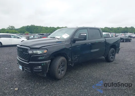 2025 Ram 1500 Tradesman 4X4 5'7 Box from USA, damaged, VIN 1C6RRFGG7SN711582